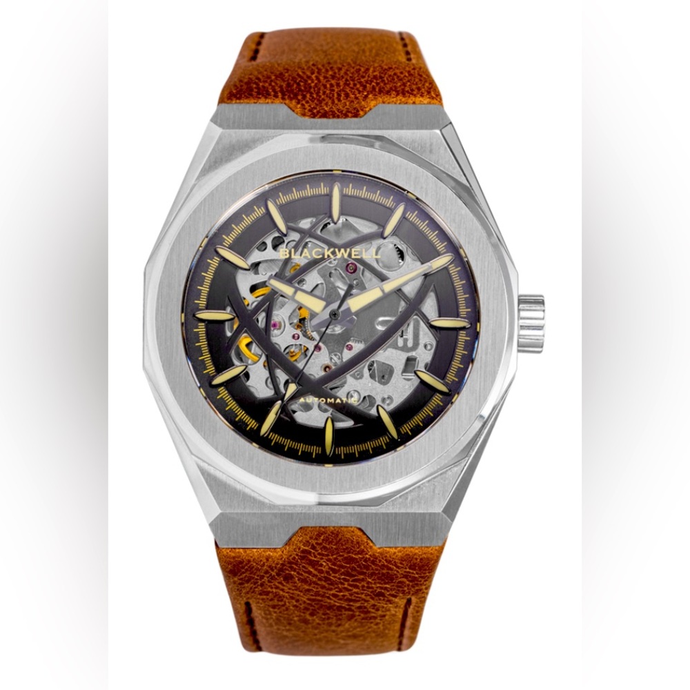Blackwell SELESTIAL LEATHER strap automatic men’s watch